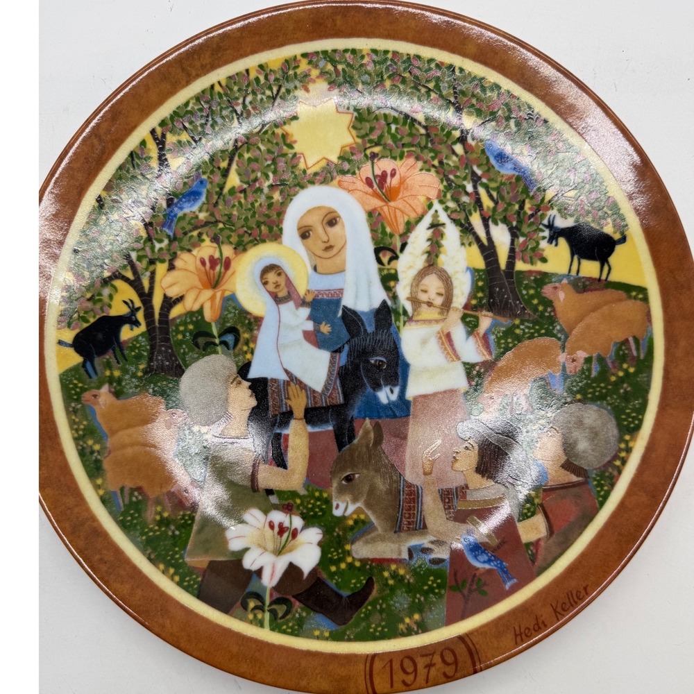 KonigsZelt Bavaria‎ Collector Plate The Adoration 1979 Heidi Keller Limited Ed